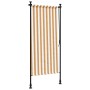 Orange and white steel fabric exterior roller blind by vidaXL, Awnings - Ref: Foro24-368768, Price: 57,92 €, Discount: %