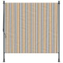 Yellow and white steel fabric exterior roller blind by vidaXL, Awnings - Ref: Foro24-368775, Price: 81,54 €, Discount: %