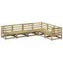 Garden sofa set 6 pieces impregnated pine wood by vidaXL, Garden sets - Ref: Foro24-3299455, Price: 345,76 €, Discount: %