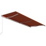 Toldo automático retráctil naranja y marrón 600x300 cm de vidaXL, Toldos - Ref: Foro24-3051208, Precio: 597,22 €, Descuento: %