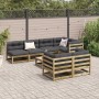 Gartensofa-Set 8-teilig aus imprägniertem Kiefernholz von vidaXL, Gartensets - Ref: Foro24-3299345, Preis: 447,64 €, Rabatt: %