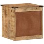 Mesita de noche madera maciza de mango 40x40x45 cm de vidaXL, Mesitas de noche - Ref: Foro24-358915, Precio: 106,79 €, Descue...