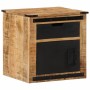 Mesita de noche madera maciza de mango 40x40x45 cm de vidaXL, Mesitas de noche - Ref: Foro24-358915, Precio: 106,79 €, Descue...