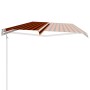 Toldo automático retráctil naranja y marrón 600x300 cm de vidaXL, Toldos - Ref: Foro24-3051208, Precio: 597,22 €, Descuento: %