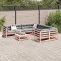 9-piece garden sofa set with Douglas fir wood cushions by vidaXL, Garden sets - Ref: Foro24-3299372, Price: 886,58 €, Discoun...