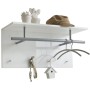 FMD White wall coat rack 72x29.3x34.5 cm by FMD, Hat and coat racks - Ref: Foro24-428781, Price: 94,88 €, Discount: %