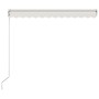 Toldo manual retráctil color crema 300x250 cm de vidaXL, Toldos - Ref: Foro24-3051195, Precio: 246,92 €, Descuento: %