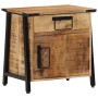 Mesita de noche madera maciza de mango 40x30x42 cm de vidaXL, Mesitas de noche - Ref: Foro24-358917, Precio: 100,04 €, Descue...