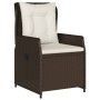 Garden recliners 2 pcs brown synthetic rattan by vidaXL, Garden chairs - Ref: Foro24-368653, Price: 198,26 €, Discount: %