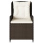 Garden recliners 2 pcs brown synthetic rattan by vidaXL, Garden chairs - Ref: Foro24-368653, Price: 198,26 €, Discount: %