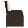 Garden recliners 2 pcs brown synthetic rattan by vidaXL, Garden chairs - Ref: Foro24-368653, Price: 198,26 €, Discount: %