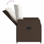 Garden recliners 2 pcs brown synthetic rattan by vidaXL, Garden chairs - Ref: Foro24-368653, Price: 198,26 €, Discount: %