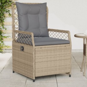 Garden recliners 2 pcs beige synthetic rattan by vidaXL, Garden chairs - Ref: Foro24-368664, Price: 209,75 €, Discount: %