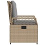 Garden recliners 2 pcs beige synthetic rattan by vidaXL, Garden chairs - Ref: Foro24-368664, Price: 209,99 €, Discount: %