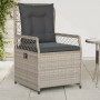 Garden recliners 2 pcs light gray synthetic rattan by vidaXL, Garden chairs - Ref: Foro24-368666, Price: 209,58 €, Discount: %