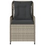 Garden recliners 2 pcs light gray synthetic rattan by vidaXL, Garden chairs - Ref: Foro24-368666, Price: 209,58 €, Discount: %