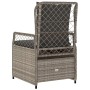 Garden recliners 2 pcs light gray synthetic rattan by vidaXL, Garden chairs - Ref: Foro24-368666, Price: 209,58 €, Discount: %