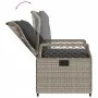 Gartenliegen 2 Stück hellgraues synthetisches Rattan von vidaXL, Gartenstühle - Ref: Foro24-368666, Preis: 191,33 €, Rabatt: %