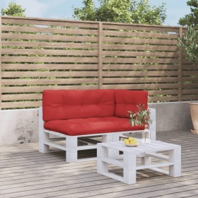 Cushions for pallets 3 units red fabric by vidaXL, Cushions for chairs and sofas - Ref: Foro24-3217126, Price: 80,99 €, Disco...