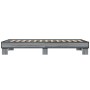 Estructura cama madera ingeniería metal gris Sonoma 100x200 cm de vidaXL, Camas y somieres - Ref: Foro24-845870, Precio: 90,8...