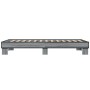 Estructura cama madera ingeniería metal gris Sonoma 90x190 cm de vidaXL, Camas y somieres - Ref: Foro24-845885, Precio: 86,97...