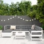 Garden sofa set 8 pieces solid white pine wood by vidaXL, Garden sets - Ref: Foro24-3250597, Price: 542,02 €, Discount: %