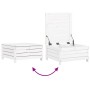 Gartensofa-Set 6-teilig aus massivem weißem Kiefernholz von vidaXL, Gartensets - Ref: Foro24-3250721, Preis: 416,36 €, Rabatt: %