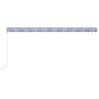 Toldo automático retráctil azul y blanco 600x300 cm de vidaXL, Toldos - Ref: Foro24-3051204, Precio: 691,60 €, Descuento: %