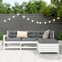 Garden sofa set 4 pieces solid white pine wood by vidaXL, Garden sets - Ref: Foro24-3250777, Price: 297,78 €, Discount: %