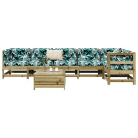 Garden sofa set 7 pieces impregnated pine wood by vidaXL, Garden sets - Ref: Foro24-3250867, Price: 437,99 €, Discount: %