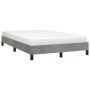 Light gray velvet bed frame 120x190 cm by vidaXL, Beds and slatted bases - Ref: Foro24-3269625, Price: 104,99 €, Discount: %