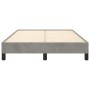 Light gray velvet bed frame 120x190 cm by vidaXL, Beds and slatted bases - Ref: Foro24-3269625, Price: 104,99 €, Discount: %