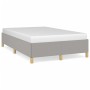 Light gray fabric bed frame 120x190 cm by vidaXL, Beds and slatted bases - Ref: Foro24-3269638, Price: 116,52 €, Discount: %