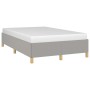 Light gray fabric bed frame 120x190 cm by vidaXL, Beds and slatted bases - Ref: Foro24-3269638, Price: 116,52 €, Discount: %