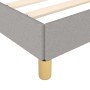 Light gray fabric bed frame 120x190 cm by vidaXL, Beds and slatted bases - Ref: Foro24-3269638, Price: 116,52 €, Discount: %