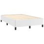 Estructura de cama cuero sintético blanco 120x190 cm de vidaXL, Camas y somieres - Ref: Foro24-3269646, Precio: 115,99 €, Des...