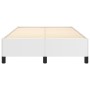 Estructura de cama cuero sintético blanco 120x190 cm de vidaXL, Camas y somieres - Ref: Foro24-3269646, Precio: 115,99 €, Des...