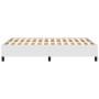 Estructura de cama cuero sintético blanco 120x190 cm de vidaXL, Camas y somieres - Ref: Foro24-3269646, Precio: 115,99 €, Des...