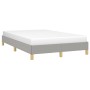 Estructura de cama tela gris claro 120x190 cm de vidaXL, Camas y somieres - Ref: Foro24-3269612, Precio: 96,99 €, Descuento: %