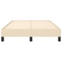 Cream fabric bed frame 120x190 cm by vidaXL, Beds and slatted bases - Ref: Foro24-3269610, Price: 102,44 €, Discount: %