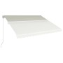 Cream-colored manual retractable awning 400x300 cm by vidaXL, Awnings - Ref: Foro24-3051213, Price: 295,32 €, Discount: %