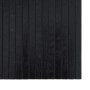 Alfombra rectangular bambú negro 60x500 cm de vidaXL, Alfombras - Ref: Foro24-376732, Precio: 38,90 €, Descuento: %