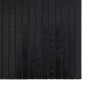 Rectangular black bamboo rug 100x100 cm by vidaXL, Rugs - Ref: Foro24-376798, Price: 20,99 €, Discount: %