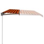 Toldo manual retráctil naranja y marrón 600x300 cm de vidaXL, Toldos - Ref: Foro24-3051227, Precio: 520,70 €, Descuento: %