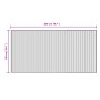 Rectangular gray bamboo rug 100x200 cm by vidaXL, Rugs - Ref: Foro24-376946, Price: 31,05 €, Discount: %