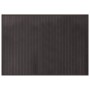 Alfombra rectangular bambú marrón oscuro 70x100 cm de vidaXL, Alfombras - Ref: Foro24-376869, Precio: 17,99 €, Descuento: %