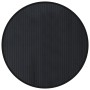 Alfombra redonda bambú negro 80 cm de vidaXL, Alfombras - Ref: Foro24-376978, Precio: 15,42 €, Descuento: %