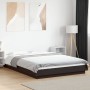 Estructura de cama madera de ingeniería negra 140x190 cm de vidaXL, Camas y somieres - Ref: Foro24-3281218, Precio: 156,11 €,...