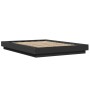 Estructura de cama madera de ingeniería negra 140x190 cm de vidaXL, Camas y somieres - Ref: Foro24-3281218, Precio: 156,11 €,...