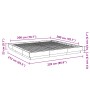 Black engineered wood bed frame 200x200 cm by vidaXL, Beds and slatted bases - Ref: Foro24-3281162, Price: 179,77 €, Discount: %